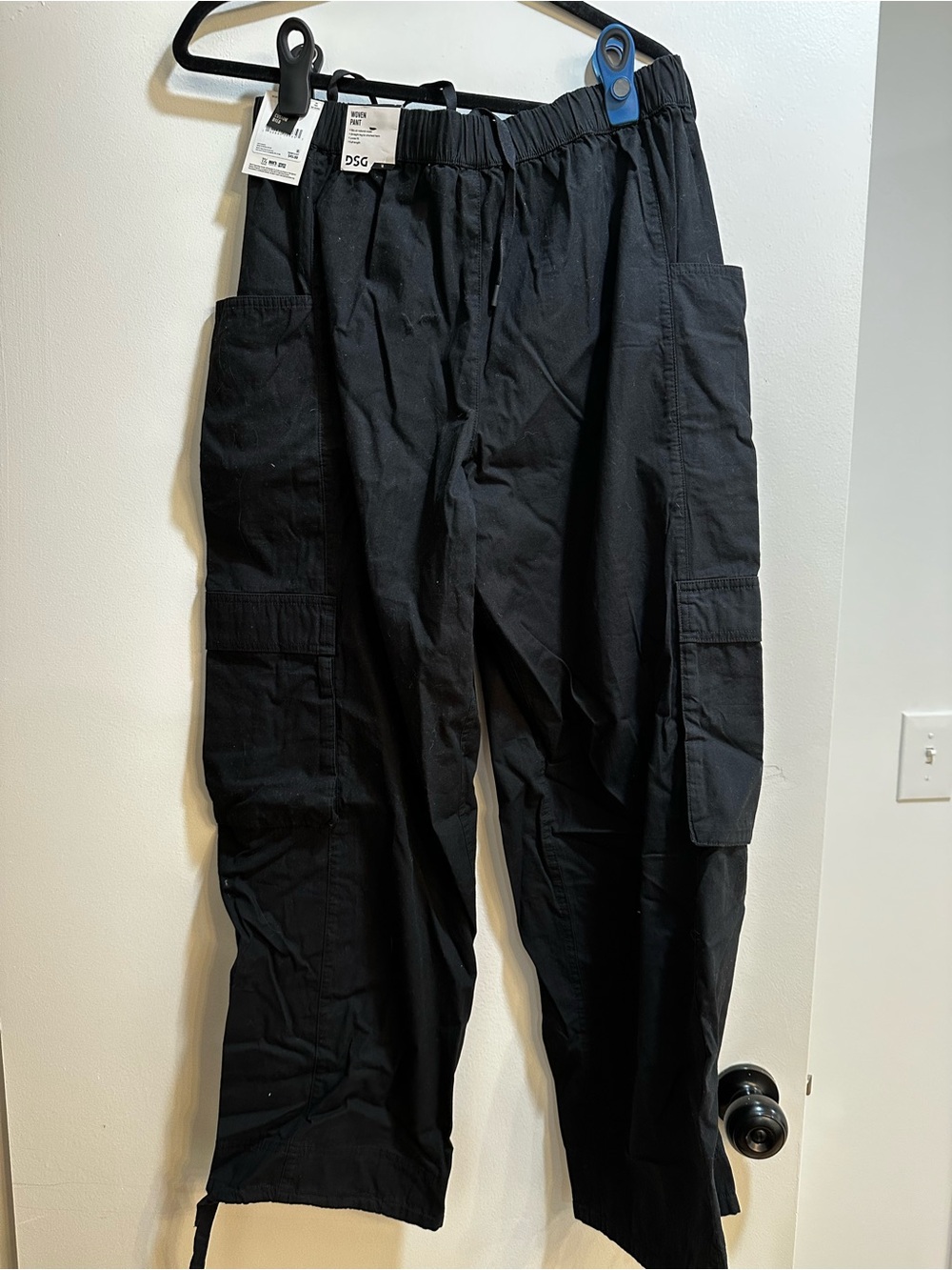 DSG Black Cargo Jogger Pants